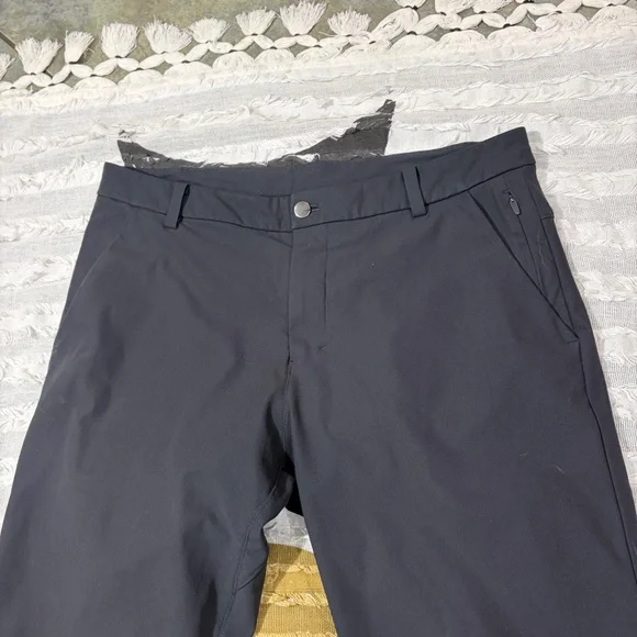 Lululemon ABC Pants Mens 34x25 Obsidian Classic-Fit 5 Pocket Warpstreme LM5710S - Picture 2 of 11